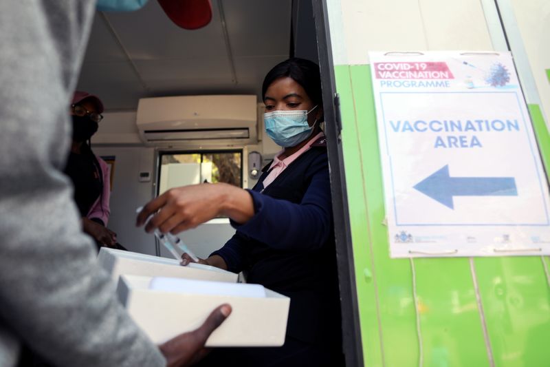 FILE PHOTO: COVID-19 vaccination in Houghton, Johannesburg
