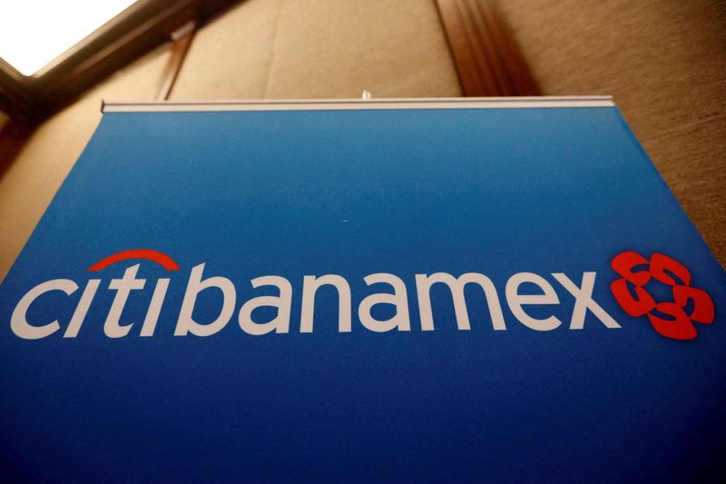 FILE PHOTO: A logo of Citibanamex is pictured in Mexico City