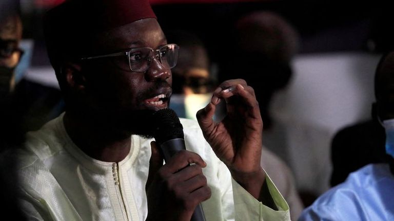 Senegal opposition politician handed light sentence, still viable for presidency