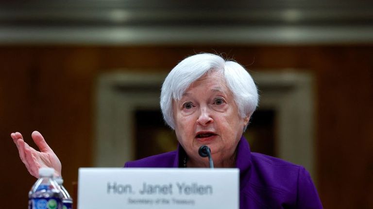 Yellen :  Inflation likely to come down on lower supply chain pressures, shipping costs
