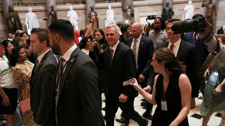 McCarthy's moment :  Debt ceiling vote secures Republican US House speaker's standing