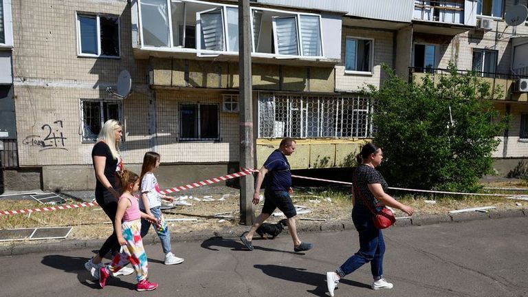 Russia says it repels border incursion, strikes on Kyiv kill three
