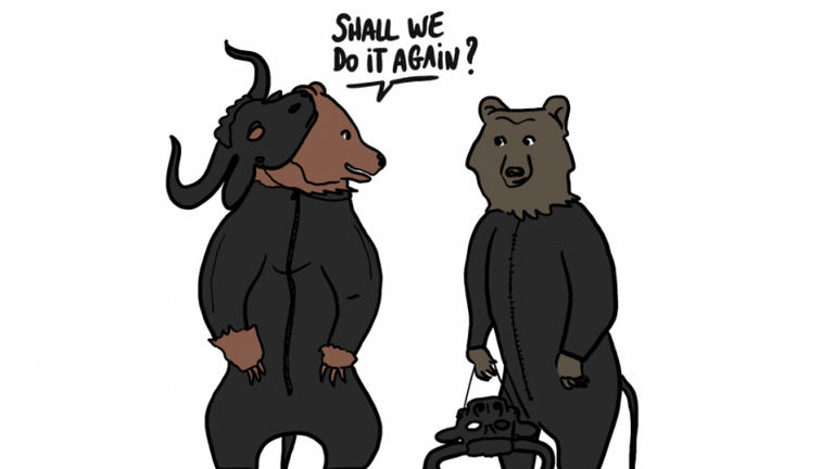 2023 :  In Europe, one bear can hide another