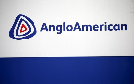 FILE PHOTO: The Anglo American logo is seen in Rusternburg