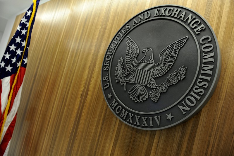 FILE PHOTO: The seal of the U.S. Securities and Exchange Commission