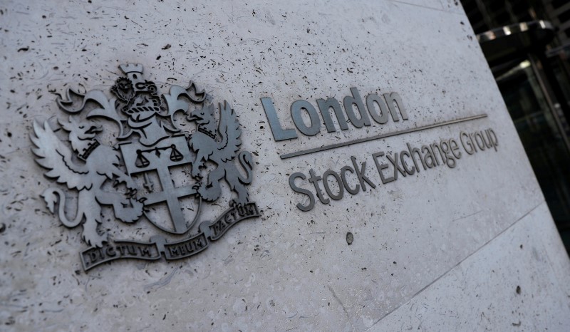 Photo d'archives montrant l'entrée de la Bourse de Londres