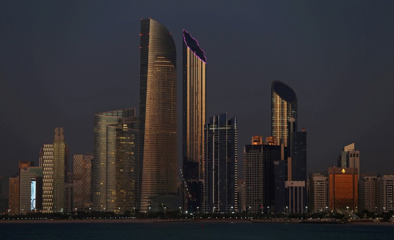 FILE PHOTO: General view of Abu Dhabi