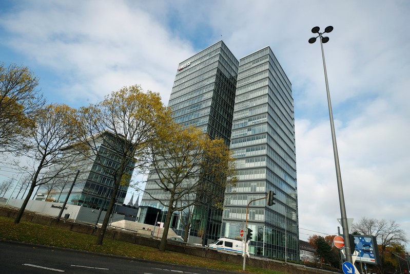 The headquarters of chemicals maker Lanxess are seen in Cologne