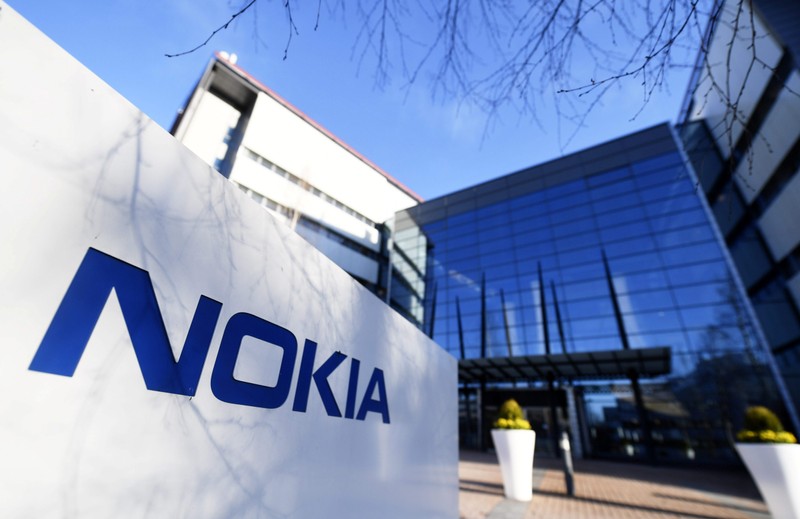 FILE PHOTO:  The headquarters of Finnish telecommunication network company Nokia is pictured in Espoo,