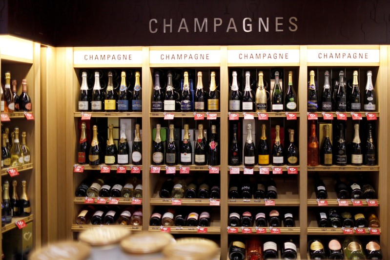 LVMH reported slowing U.S. champagne, wine and spirits sales