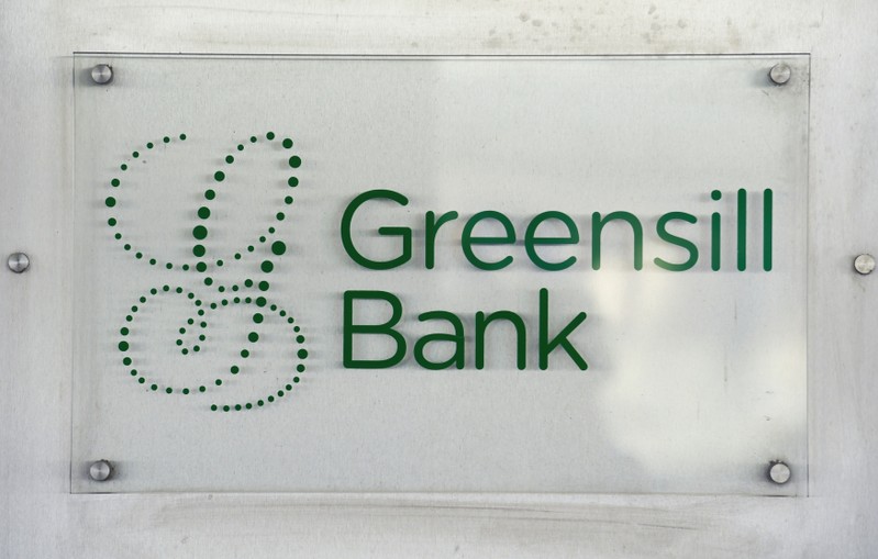 The Greensill Bank is pictured in downtown Bremen