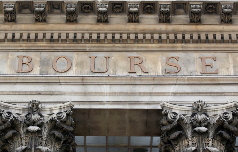 Façade du Palais Brongniart, ancienne Bourse de Paris