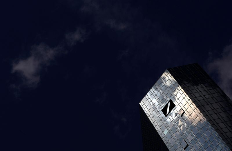 FILE PHOTO: The headquarters of Germany's Deutsche Bank are photographed in Frankfurt