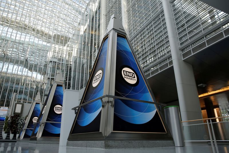 FILE PHOTO: Atrium is seen at World Bank headquarters in Washington