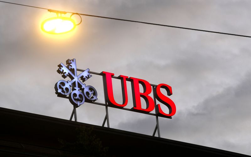 ARCHIV: Das Logo der Schweizer Bank UBS in einer Geschäftsstelle in Zürich, Schweiz
