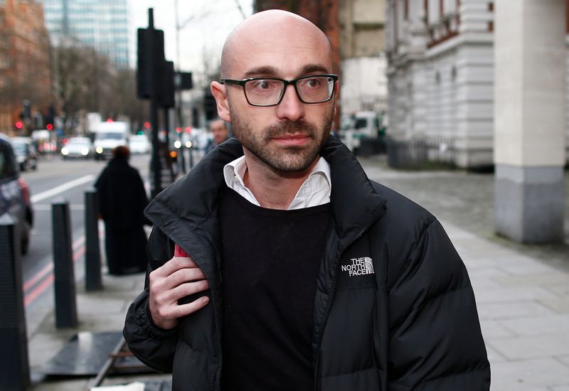 FILE PHOTO:  Banker, Carlo Palombo at Westminster Magistrates court in London