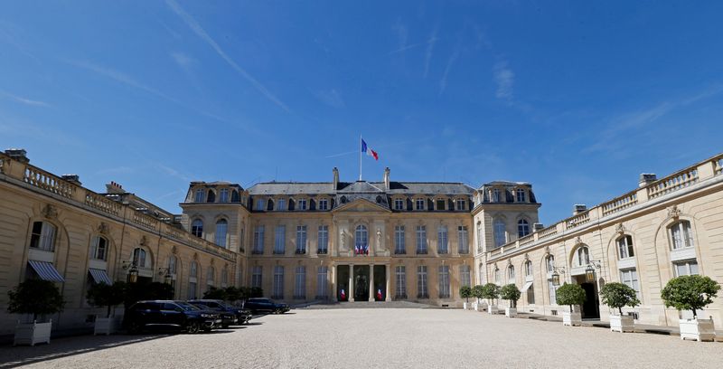 FILE PHOTO: General view of the courtyard of the Elysee Palace in Paris
