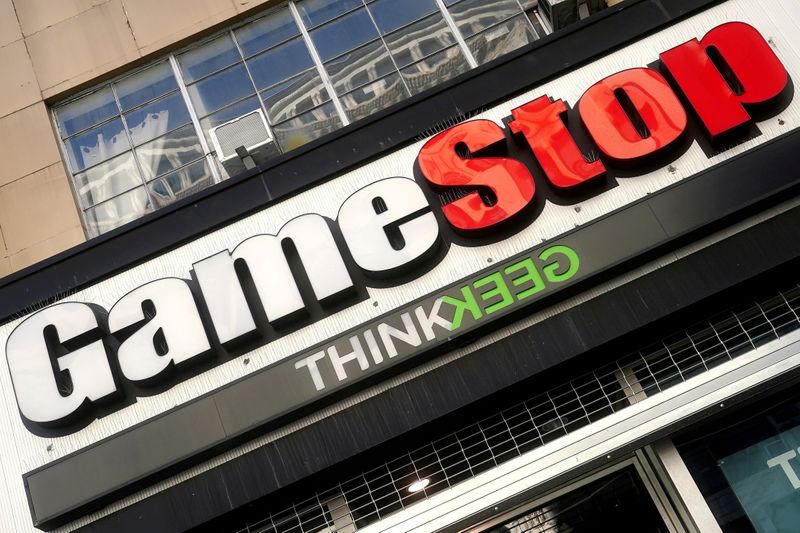 FILE PHOTO: FILE PHOTO: A GameStop store is pictured in New York