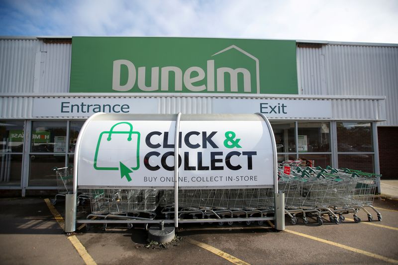 FILE PHOTO: A view shows a Dunelm store in St Albans