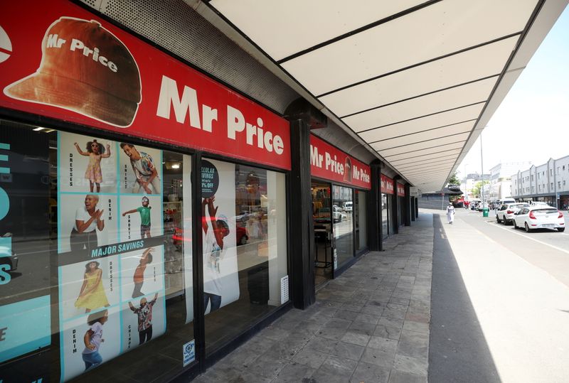 Branch of South African clothing and homeware retailer Mr Price is seen in Cape Town