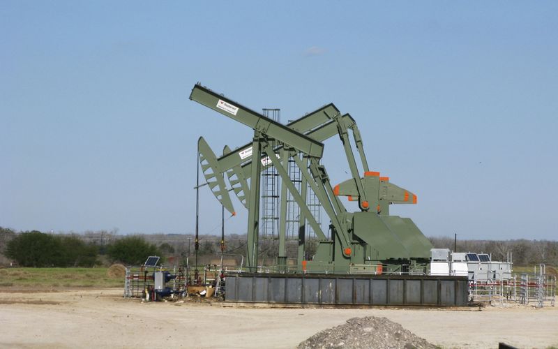 FILE PHOTO: A pump jack used to help lift crude oil from a well in South Texas