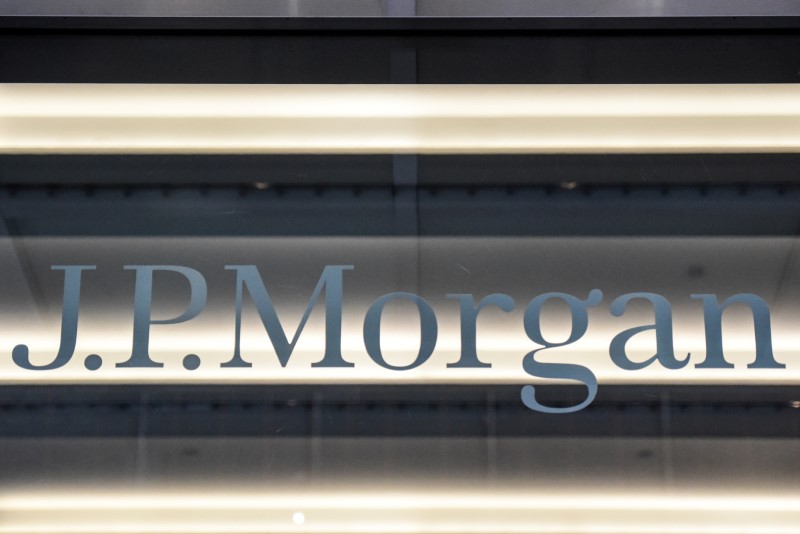 ARCHIV: Das JPMorgan-Logo, New York City, USA, 10. Januar 2017. REUTERS/Stephanie Keith