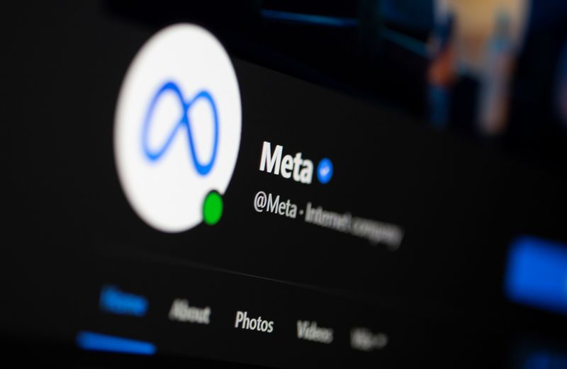 La nuova pagina del social network Meta dopo il rebrand di Facebook
