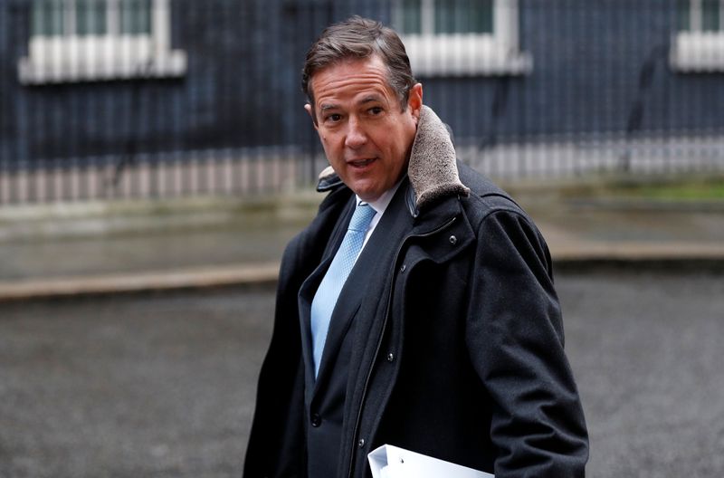 El director ejecutivo de Barclays, Jes Staley, llega al número 10 de Downing Street en Londres