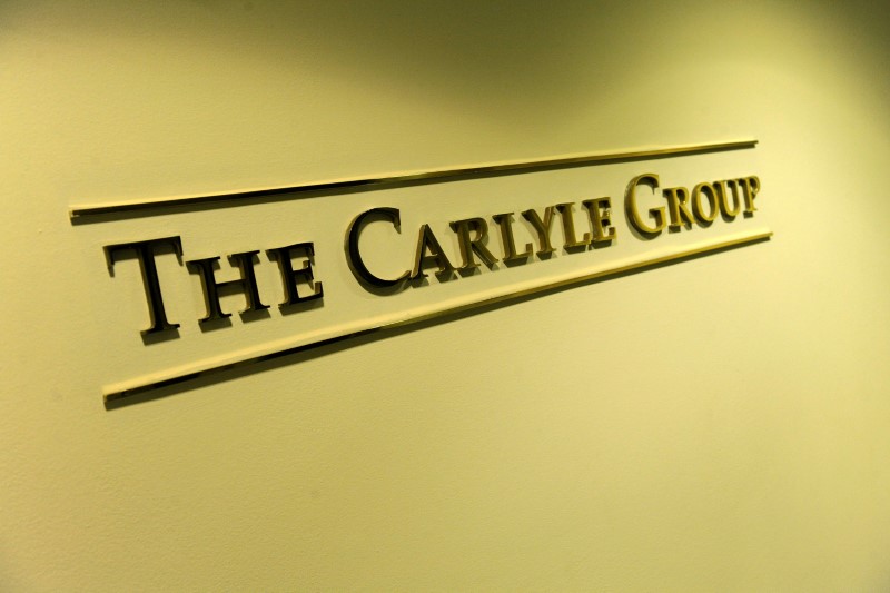 FILE PHOTO: A general view of the lobby outside the Carlyle Group offices in Washington