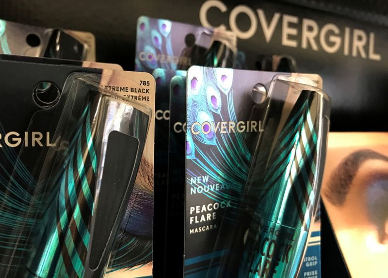 FILE PHOTO: CoverGirl cosmetics owned by Coty Brands are shown for sale in a retail store in Encinitas, California