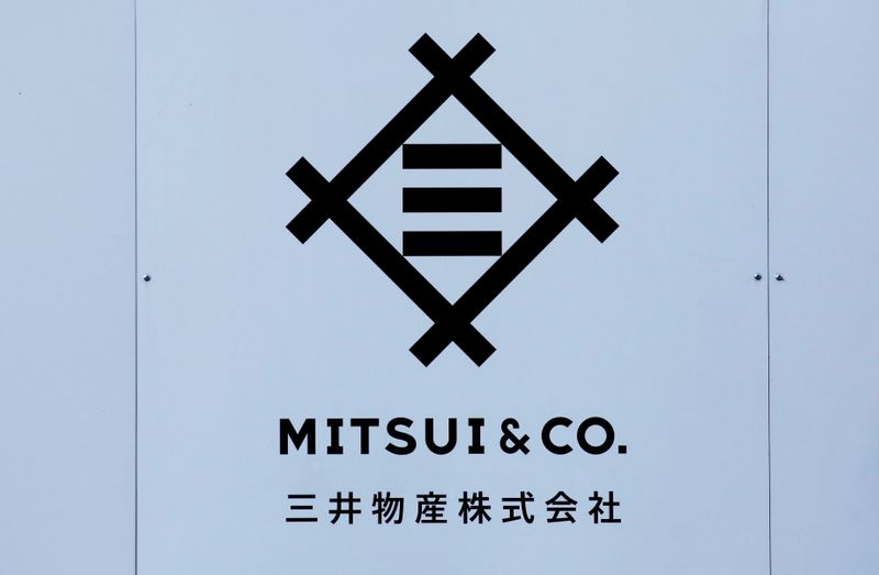 FILE PHOTO: Logo of Japanese trading company Mitsui & Co. is seen in Tokyo