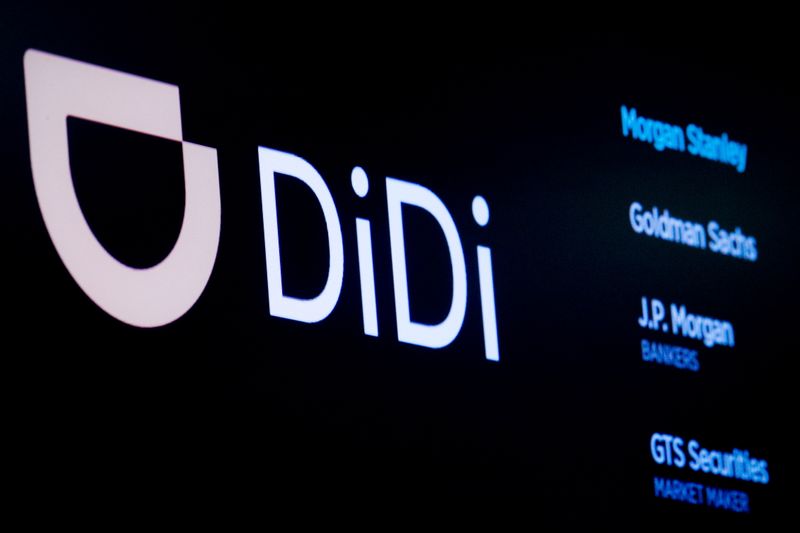 FILE PHOTO: China's Didi Global Inc. debuts on New York Stock Exchange
