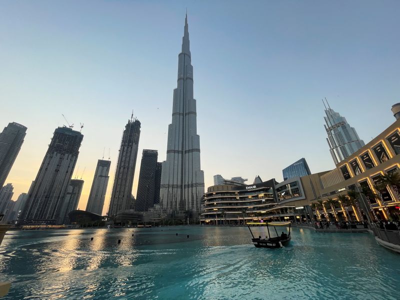 FILE PHOTO: General view of the Burj Khalifa and the downtown skyline in Dubai