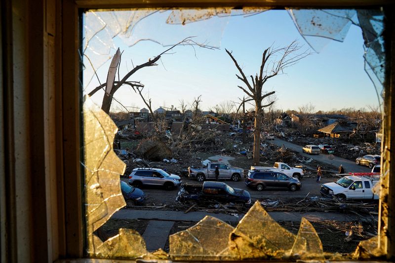 FILE PHOTO: Devastating outbreak of tornadoes ripped through several U.S. states