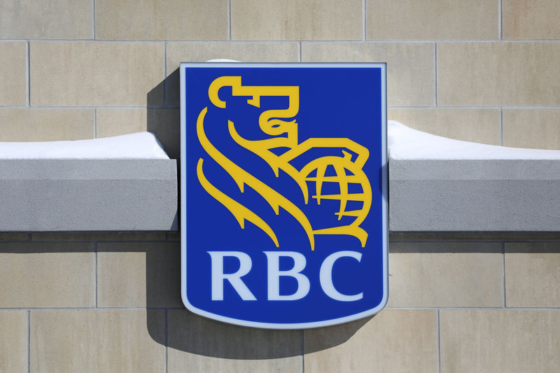 FILE PHOTO: The Royal Bank of Canada logo is seen outside of a branch in Ottawa