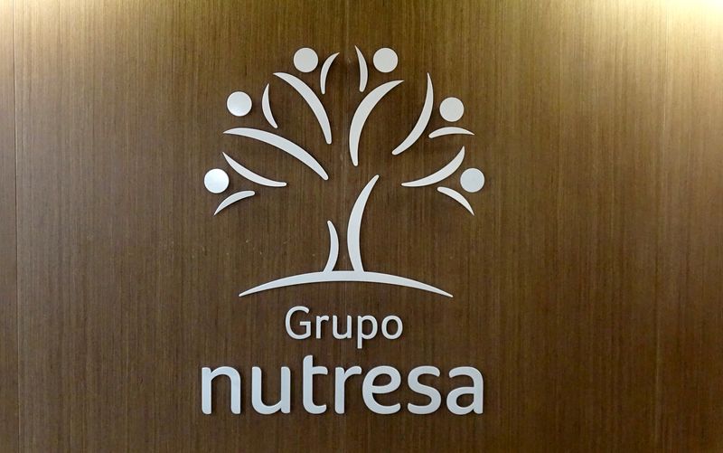 FILE PHOTO: The logo of Nutresa is seen in Medellin