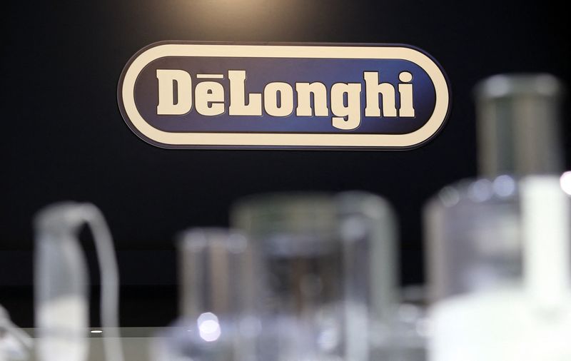 Il logo DeLonghi a Berlino
