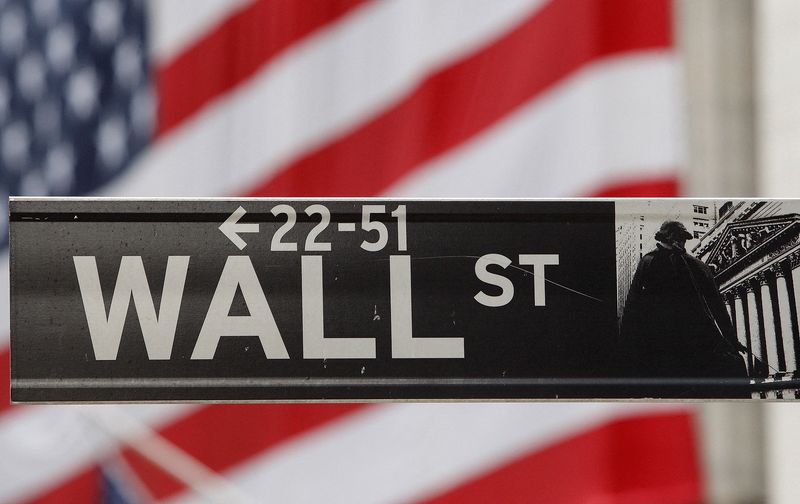Il cartello stradale di Wall Street a New York