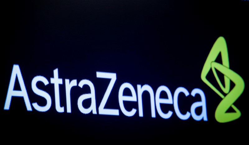 Foto de archivo ilustrativa del logo de AstraZeneca 