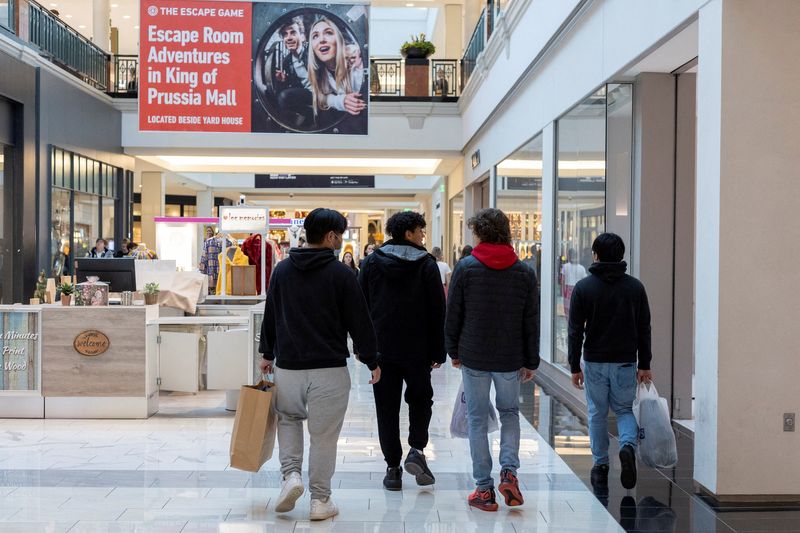 FILE PHOTO: Black Friday sales begin at the King of Prussia shopping mall in Pennsylvania