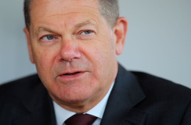 Reuters interview with German Finance Minister Olaf Scholz in Berlin