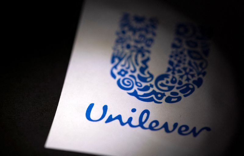 Logo Unilever in un'illustrazione del 17 gennaio 2022