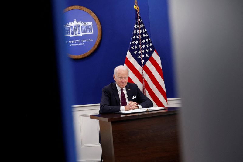 U.S. President Biden meets with the President's Council of Advisors on Science and Technology in Washington