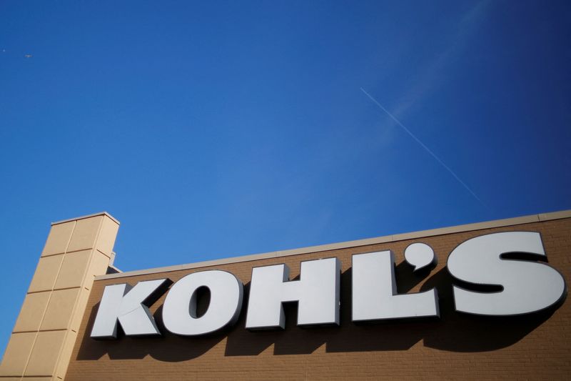 FILE PHOTO: A sign marks a Kohl's store in Medford