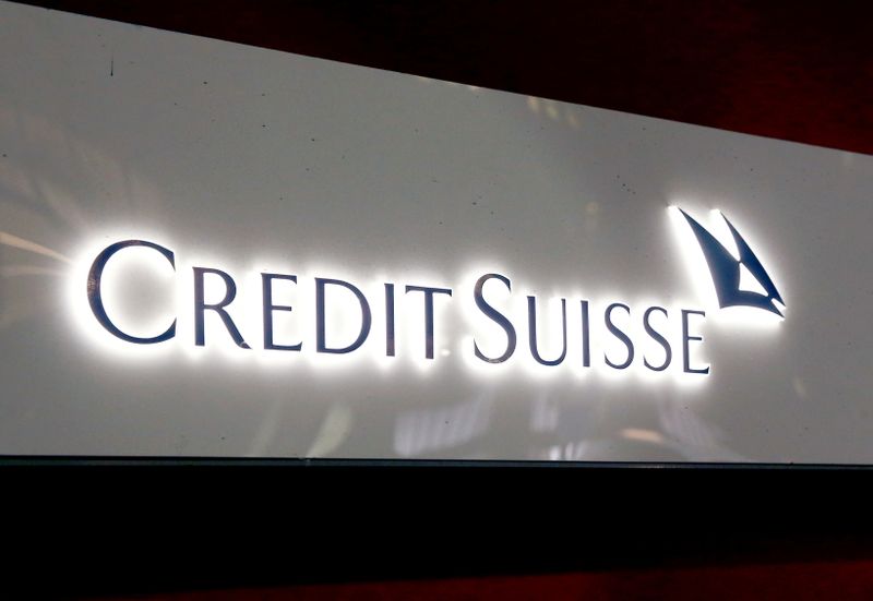 Il logo Credit Suisse a Zurigo, in Svizzera