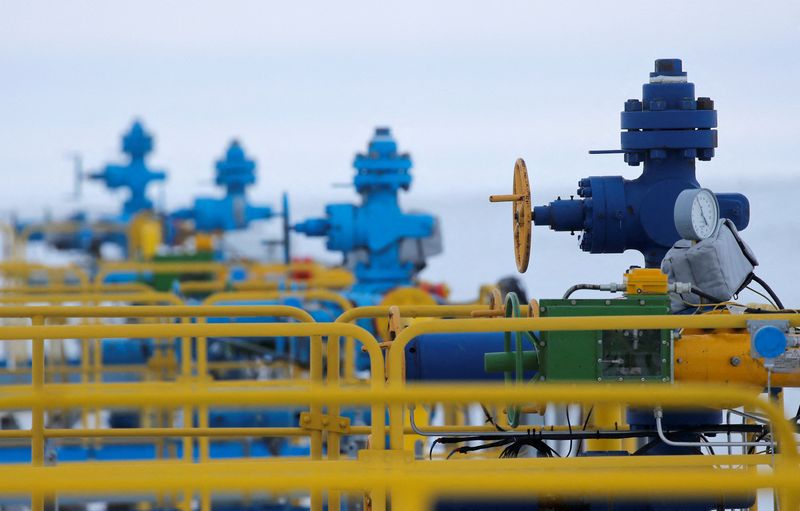 Los pozos de gas en el campo de gas Bovanenkovo, propiedad de Gazprom, en la península ártica de Yamal