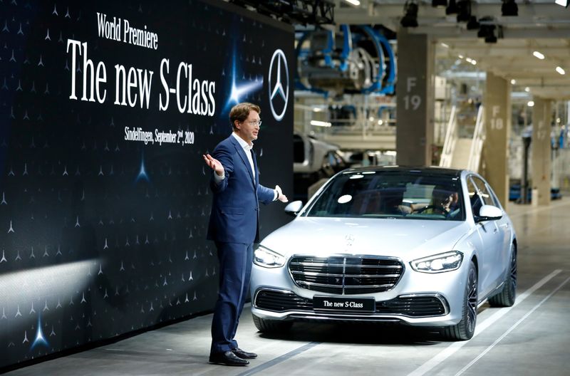Imagen de archivo de Ola Kaellenius, presidente de Daimler AG, asistiendo a la presentación del nuevo Mercedes-Benz Clase S en la planta de producción de Daimler en Sindelfingen