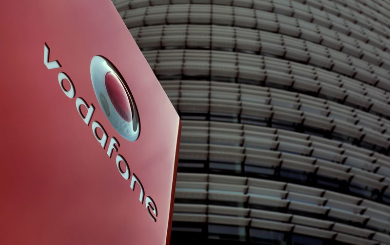 Le siège de Vodafone Allemagne est photographié à Duesseldorf
