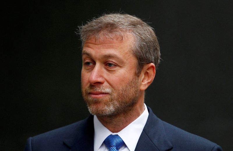Russian billionaire and owner of Chelsea football club Roman Abramovich arrives at a division of the High Court in central London