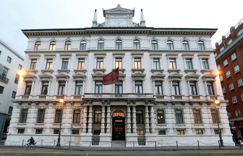 FILE PHOTO: Headquarters of the Italian insurance company Generali are seen in Trieste